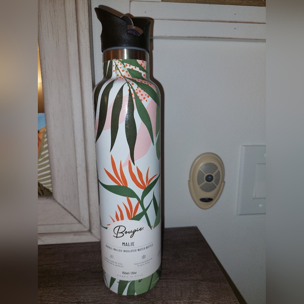 Bougie Malie Stainless Steel Water Bottle Hawaii
